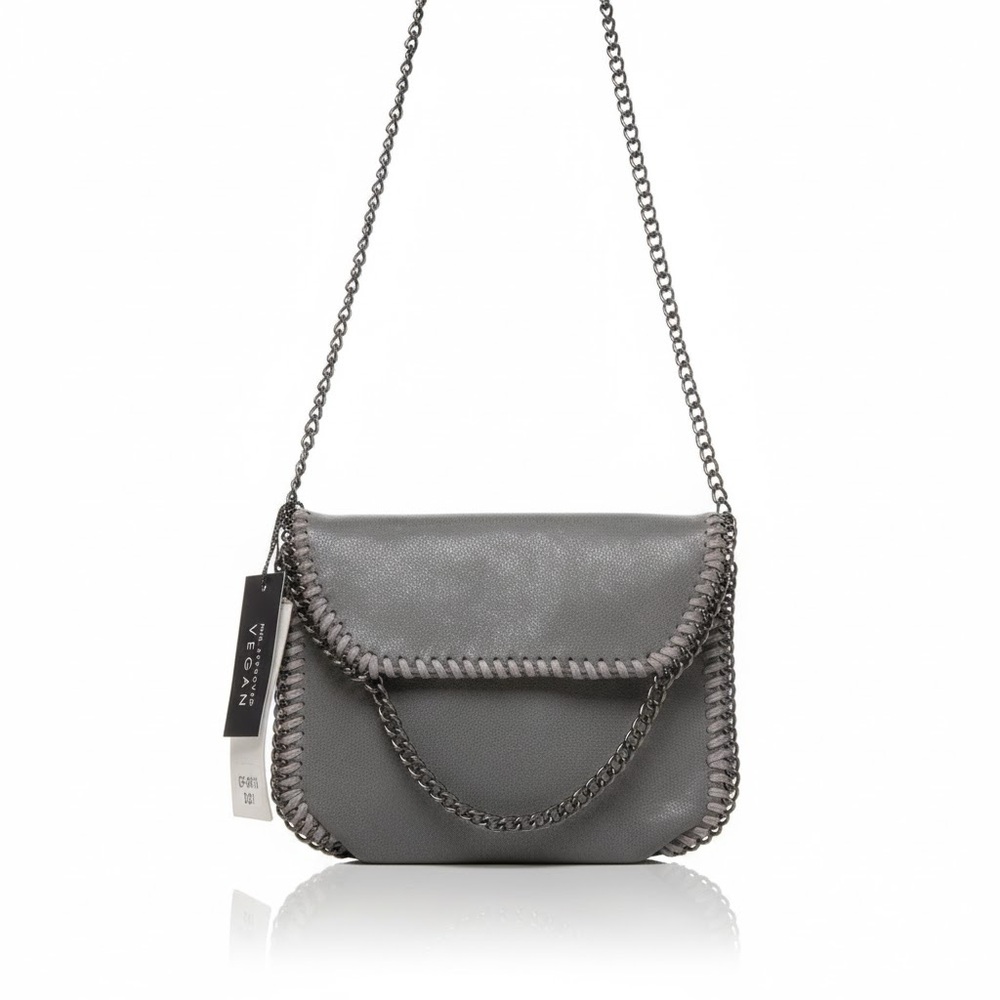 Classic Fashion NWT Grey Chain Crossbody